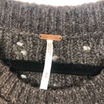 Free People  Cable Knit Tunic Sweater Gray Photo 1