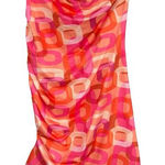 Princess Polly  Women's Geometric‎ Strapless Mini Dress Orange 8 Photo 0