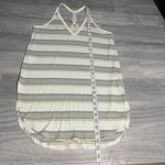 We The Free “Free People” Ivory Combo Louie Racerback High Low Tunic Tank Top Photo 5