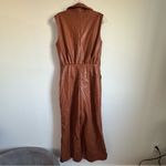 Hutch Anthropologie  Faux-Leather Utility Jumpsuit Size: S Photo 10