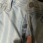 Hollister Striped “Ultra High Rise Mom Short 3” Jean Shorts Photo 2