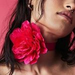 Free People NWT  Melody Choker In Pink Photo 0