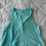 Aerie Sunspun Waffle Cropped Tank Top Photo 2