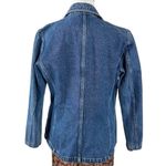 Liz Claiborne Vintage 90s Y2K Denim Blazer Size Small Jean Jacket Preppy Classic Photo 4