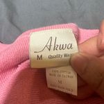 Akwa women's crew neck Pink Ribbed sleeveless top size M Size M Photo 4