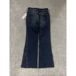 Free People Rita Cropped Flare Stretch Jean Mid Rise Frayed 24 x 26 Preowned NWT Photo 3