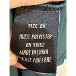 Women Plus Size Crepe Knit‎ 3/4 Balloon Sleeves Midi Shift Dress Photo 6