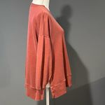 Aerie Oversized crewneck sweatshirt Burnt Orange Size Small Photo 2