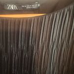 ZARA  Plisse Maxi Sleeveless Black Dress Sz M Photo 6