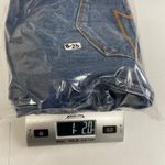 American Eagle ‎ women's dark medium wash ripped skinny super stretch jeans 10 Photo 8