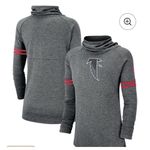 Nike Women's Atlanta Falcons Long Sleeve Tri-Blend Funnel Sweatshirt Msrp $69 Photo 9