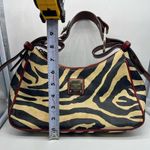 Dooney & Bourke zebra exotic animal striped mini tote bag Photo 3