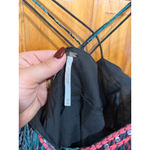 Free People  Sea Gypsy Boho Feather Print Festival Midi Dress Size Medium Photo 2