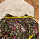 Multicolored Tiered Bubble Skirt Womens Size Large Flowy Elastic Waist Floral Brown Photo 4