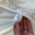 NWT CAROLINE CONSTAS Idola high low gown in white silk taffeta Size XS Photo 5