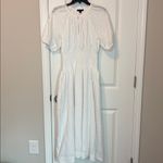 J.Crew Provence Smocked-Waist Midi Dress in Eyelet XS Photo 2