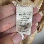 Sundance Top Women M Golden Yellow Crochet Lace Boho 3/4 Sleeve Fall Peasant Gold Size M Photo 5