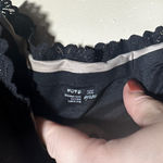 Aerie Sunnie Black Lace Wireless Pullover Bra 32C Photo 2