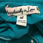 Accidentally in Love  turquoise strapless ruffle Photo 4