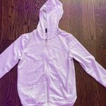 White Zip Up Jacket Size L Photo 0