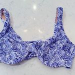J.Crew Cross-back underwire bikini top in dandelion swirl Photo 1