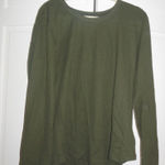Gap  Green Ribbed Long Sleeve Photo 0