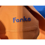 Fanka Body Sculpt 7/8 Length Reversible Leggings Orange EUC Size S Photo 6