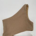 Beach Riot Swimsuit Size Medium Celine One Shoulder Cutout One Piece Gold NWOT Photo 8