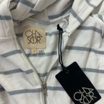 Chaser Akielah Zip Up Hooded Knit Top NWT Small Photo 2