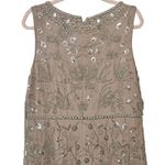 Mac Duggal NWT $457 Column Midi Dress 10741 in Vintage Lilac Beaded Formal Sz 14 Photo 4