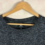 Bobeau  Charcoal Soft Hacci Side Button Knit Top XS Photo 3