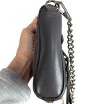 Rebecca Minkoff Dark Gray Leather Mini M.A.C. Convertible Crossbody Bag Silver C Photo 7