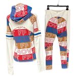 Free People FP Movement Dawn to Dusk Graphic Hoodie & Leggings Base Layer Set Size Medium Photo 4