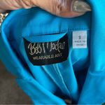 Bob Mackie  | Teal Beaded Blazer Jacket Sz S Photo 4