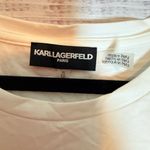 Karl Lagerfeld  white T-Shirt with Logo Photo 2