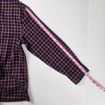 Madewell  Button Up Plaid Flannel Shirt Boxy Loose Fit Crop Top Blouse Size M Photo 7