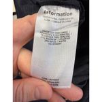 Reformation Pinstripe Belted Trousers Women's Size 10 Gray Workwear Minimal Photo 5