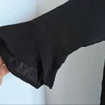 ZARA Trafaluc Black Layered Semi Sheer Dress Beaded Collar Statement Sleeve US S Photo 10