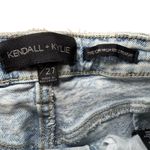 Kendall + Kylie The Icon High Rise Straight Leg‎ Distressed Jeans Size 5/27 Blue Photo 1
