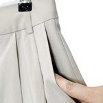 ZARA  High-Rise Wide Leg Trousers Women’s Size S Neutral Relaxed Fit Pleated Photo 6
