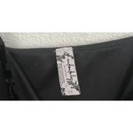 Free People  Velvet Burnout Slip Black Ruffle Sleeveless Whimsy Fairy Grunge S Photo 10