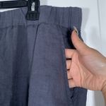 Caslon  Gray Blue Linen Pants Size XXL EUC #VEG-0320 Photo 3