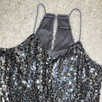 EXPRESS silver sequin dress small New Years Photo 1