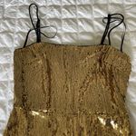 Urban Outfitters Jenny Gold Sequin Mini Dress Photo 4