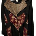 FERATELLI black floral faux fur Jacket
Blazer cardigan size large Photo 0
