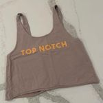 Aerie Offline by  Top Notch TieBack Athleisure Cropped TankTop Womens Small Taupe Photo 0