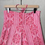 Freedom Trail By Kyodan Midi High Low Haltar Dress Neon Pink Floral Drawstring M Size M Photo 2