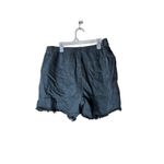 Aerie Linen Blend Black Shorts Size Medium Photo 4