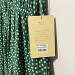 Trovata Birds of Paradis NWT Green Marcella Lawn Dot Dress Size Large Photo 5