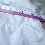 Nike Gym Shorts Womens Medium White/Lavender Dri Fit Running Sports Gym Pocket Photo 11